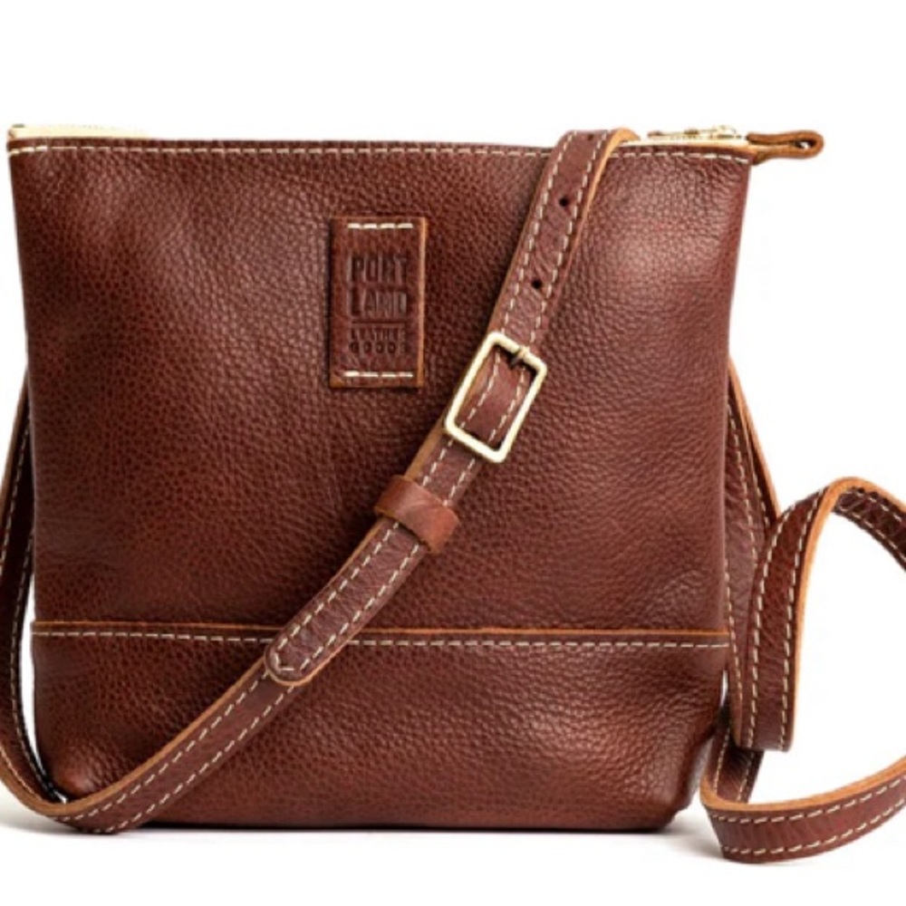 Portland Leather Festival Crossbody Bag